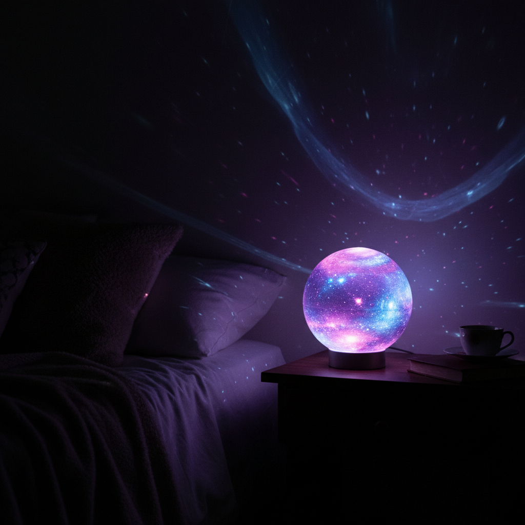 3D LED Galaxy Night Light Lifestyle