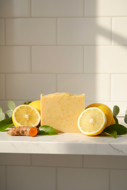 Lemon Turmeric Kojic Soap Lifestyle